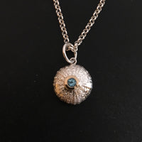 Sea Urchin Pendant with chain